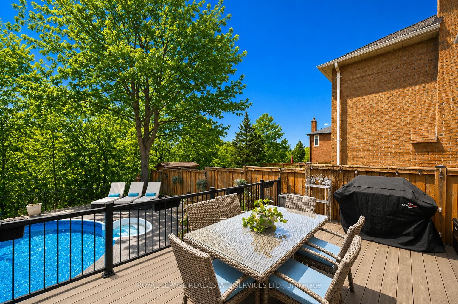 Private Backyard Oasis Designed for Family Living