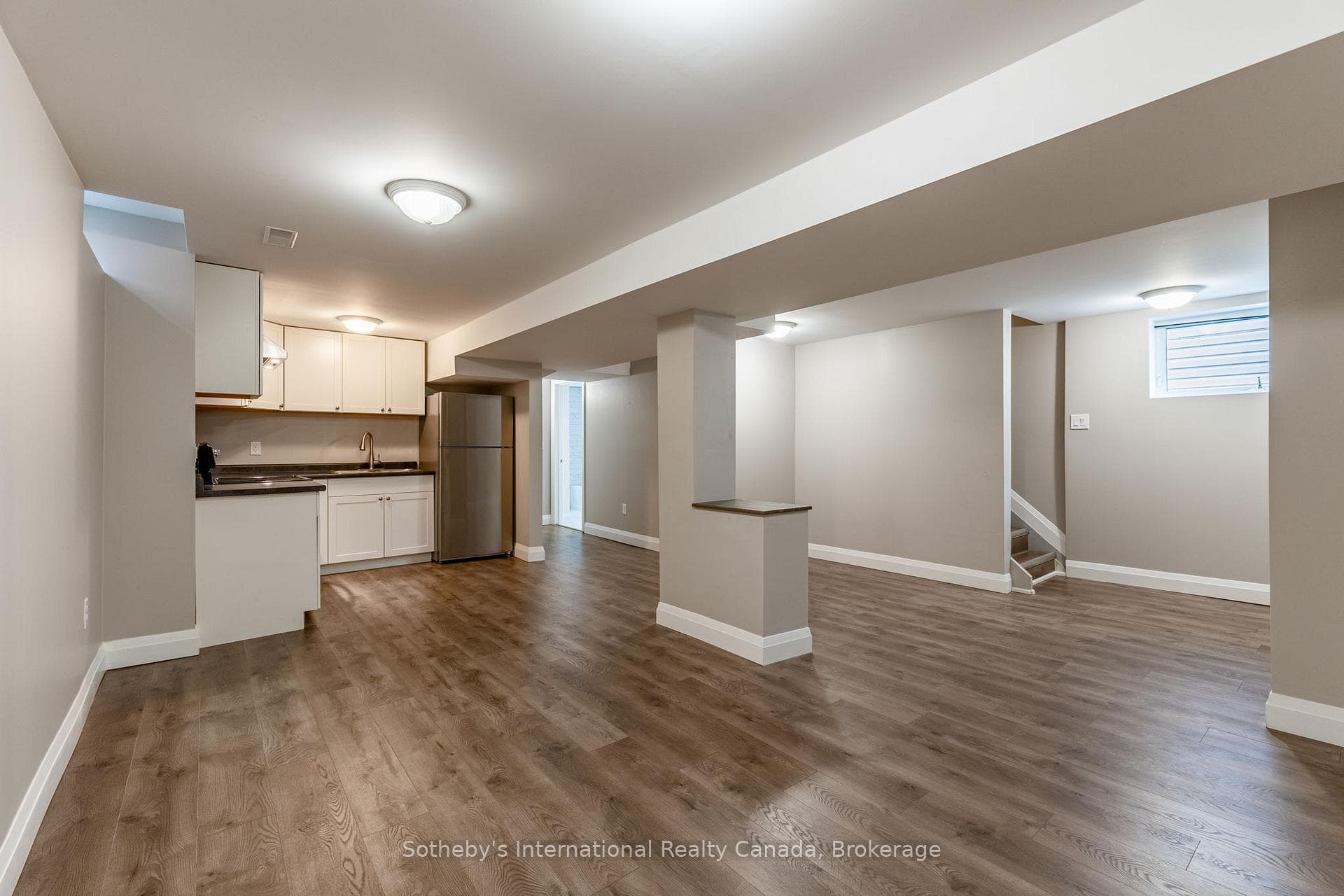 Open Concept family room and kitchen