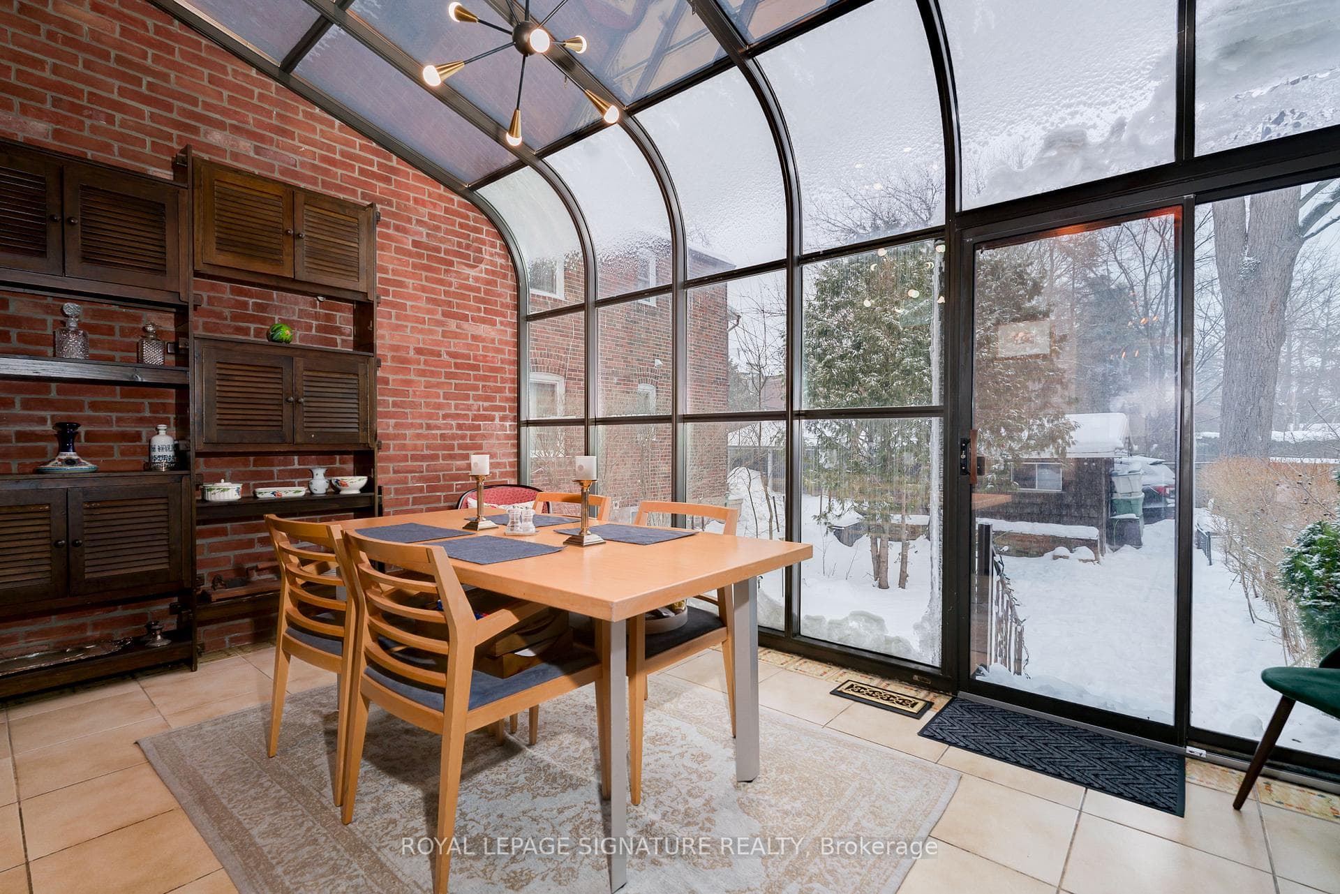 Glass enclosure year around