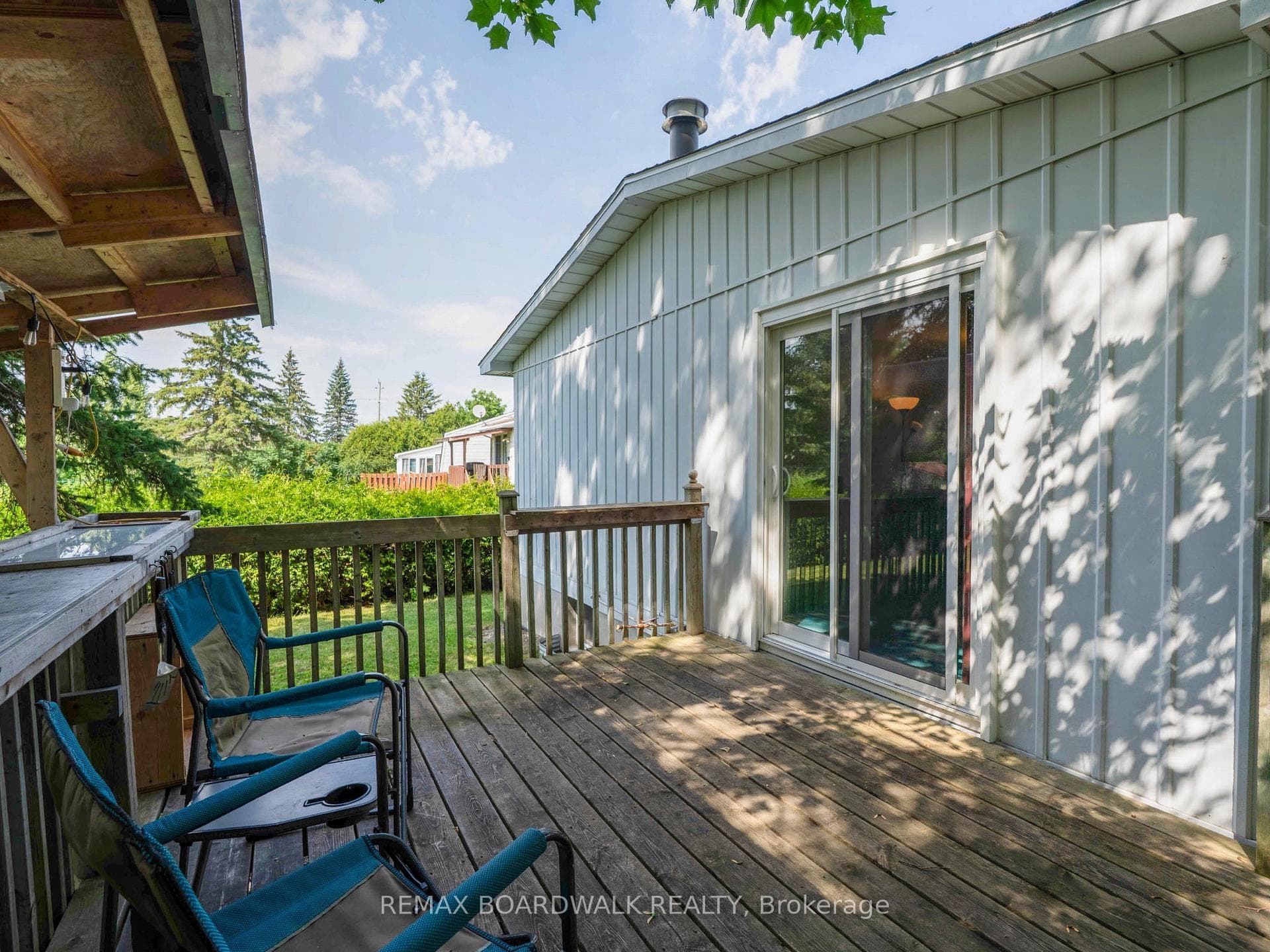 Deck off living room