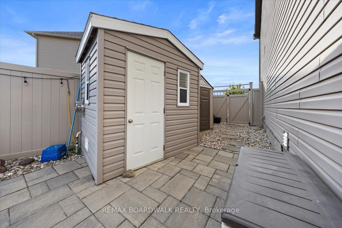 Pool shed and storage shed stay with the home