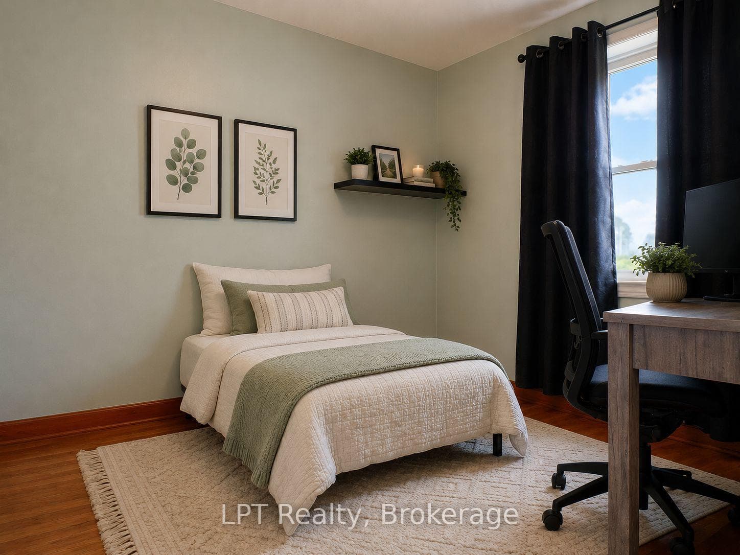 3rd bed/office virtually staged