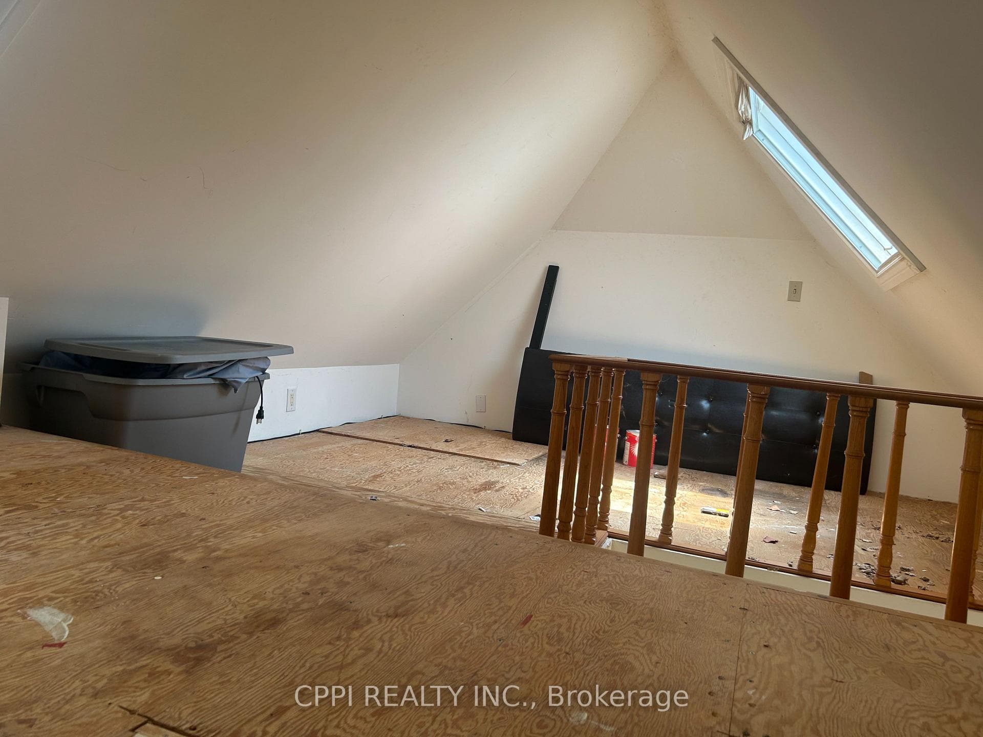 Crawl space upstairs