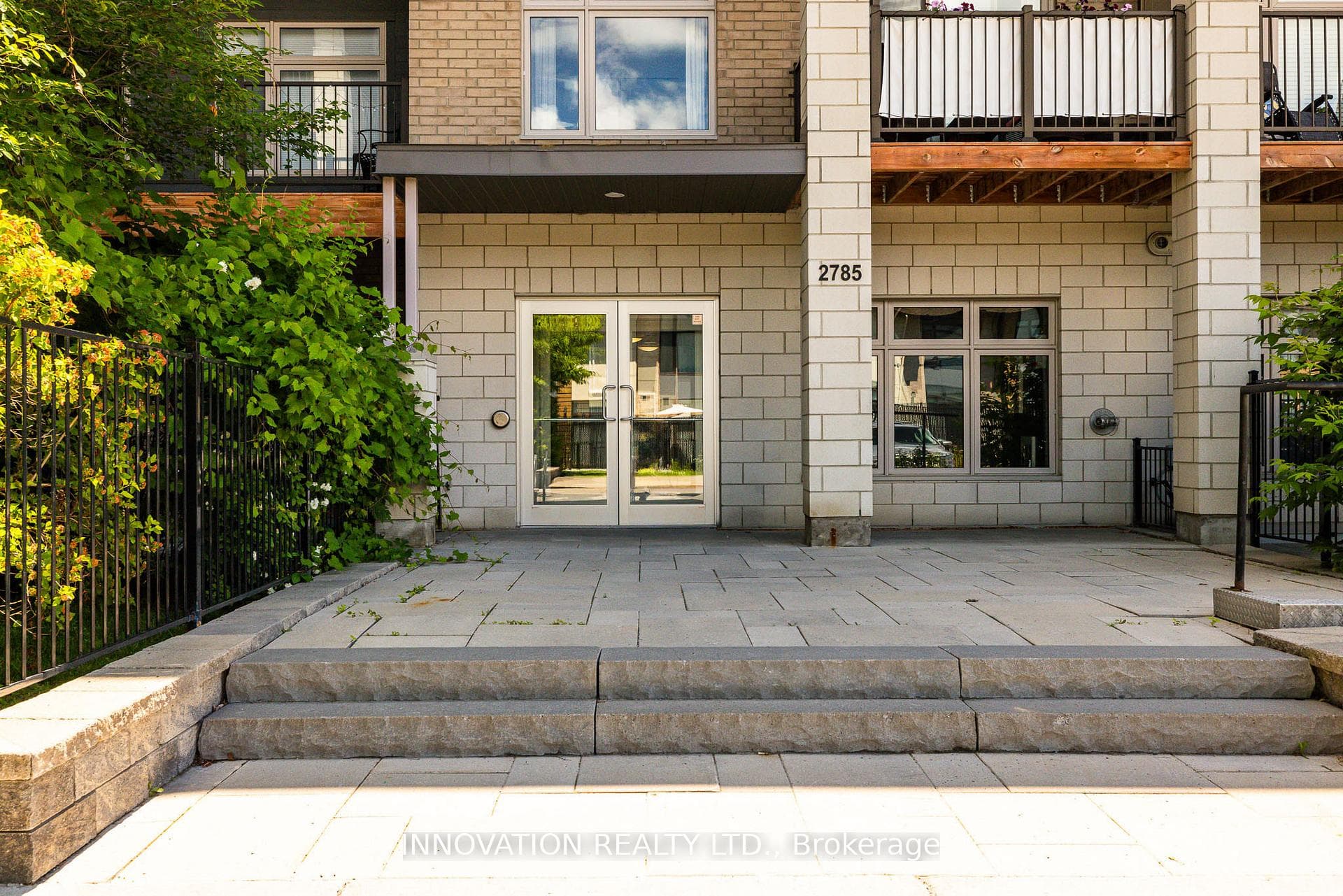 Welcoming front entrance