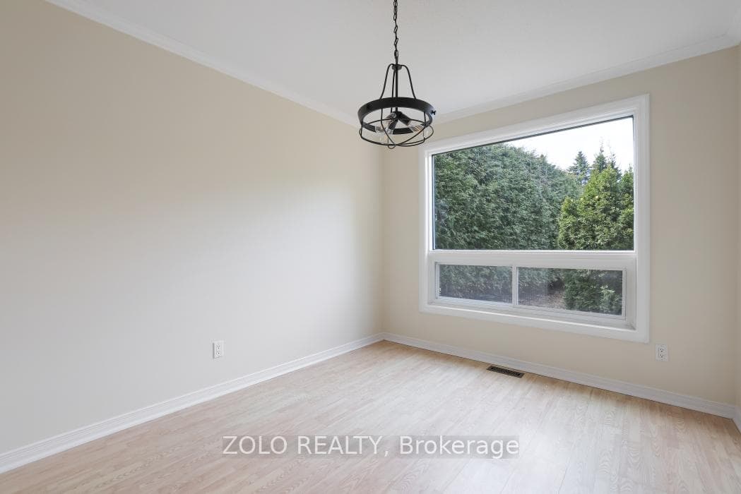 Large dining-room with big picture window