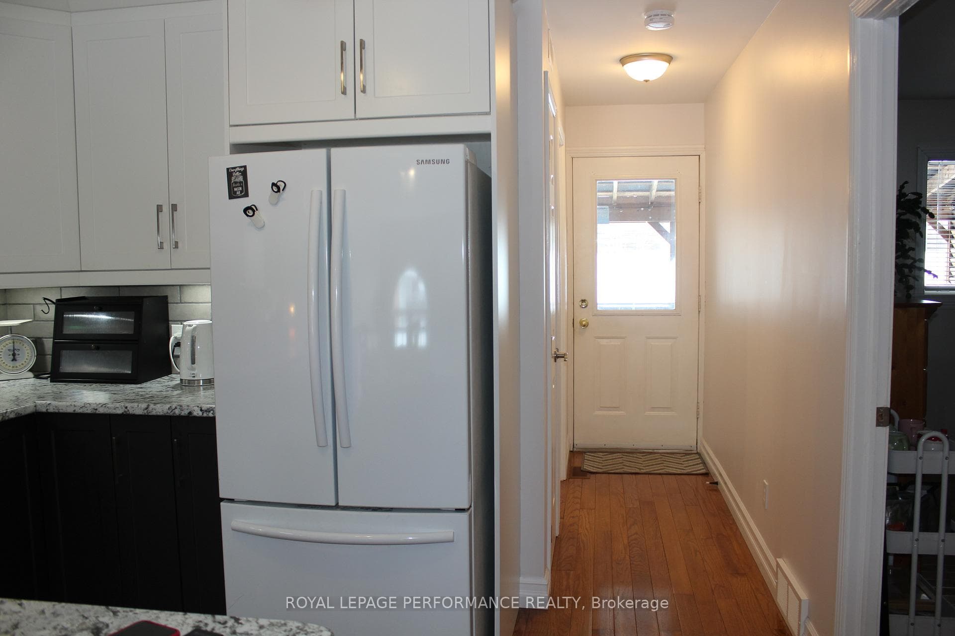 Kitchen to back door and deck