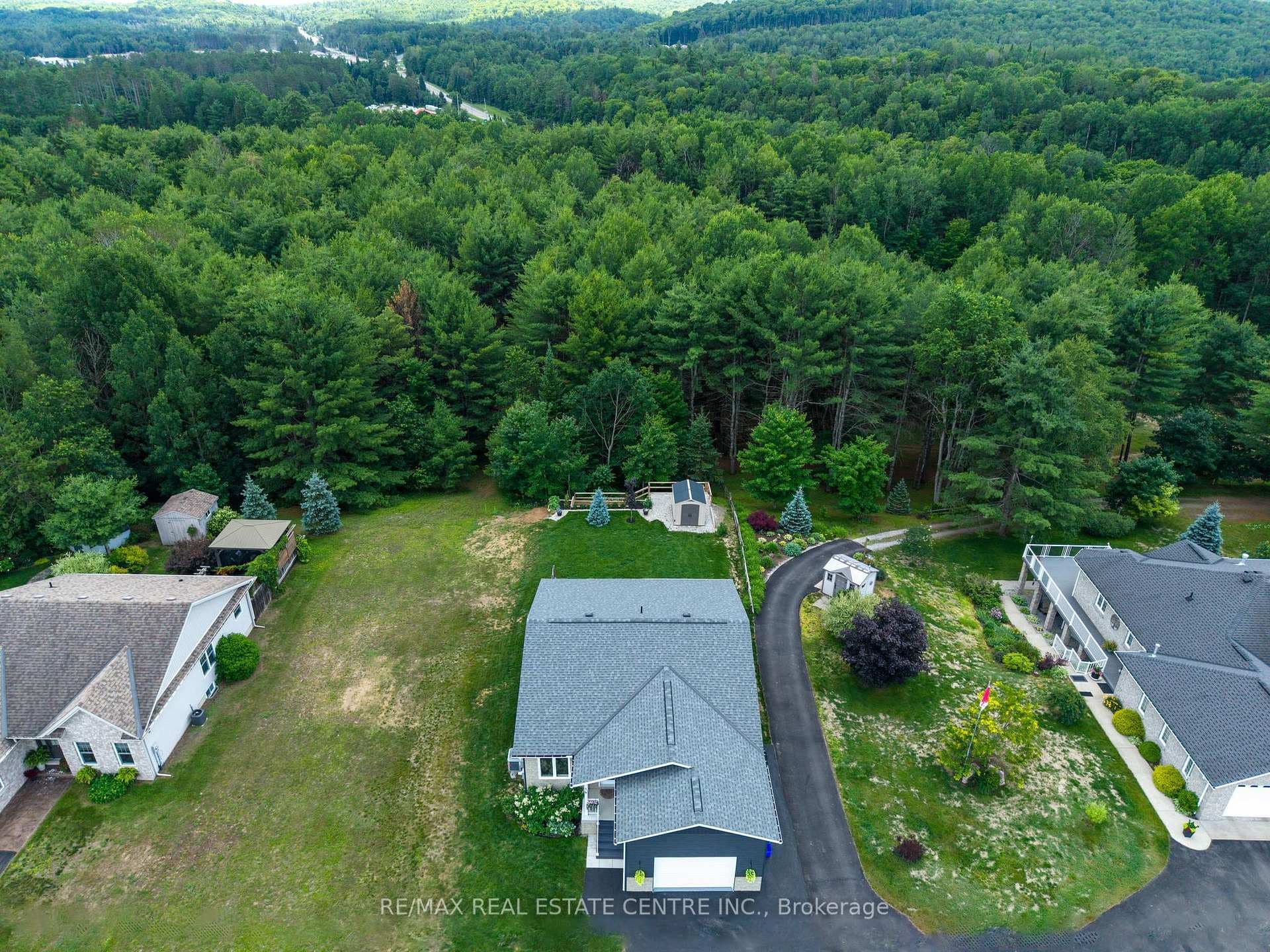 Greenspace behind