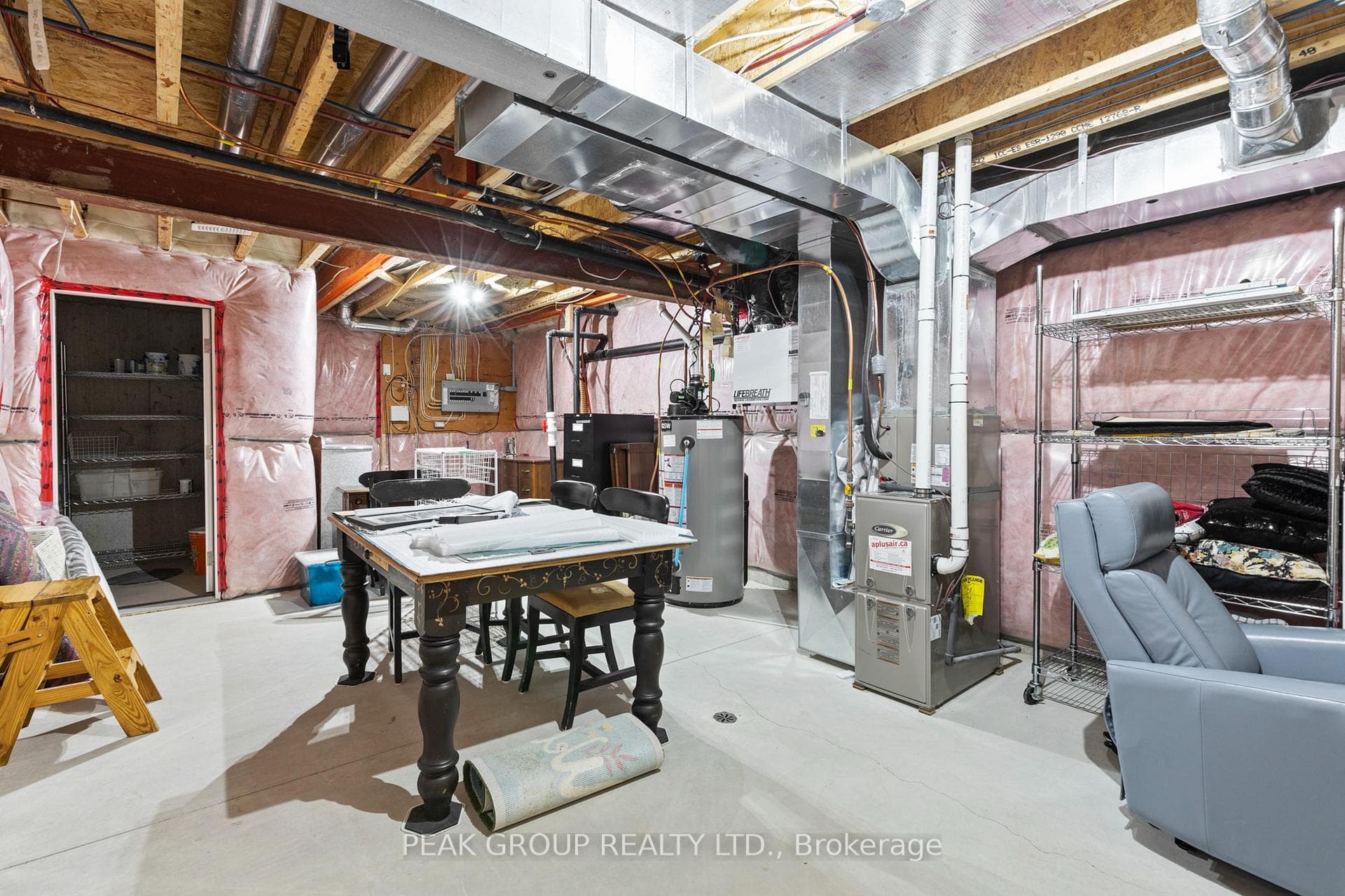Basement Storage/Mechanical Room + Cold Seller