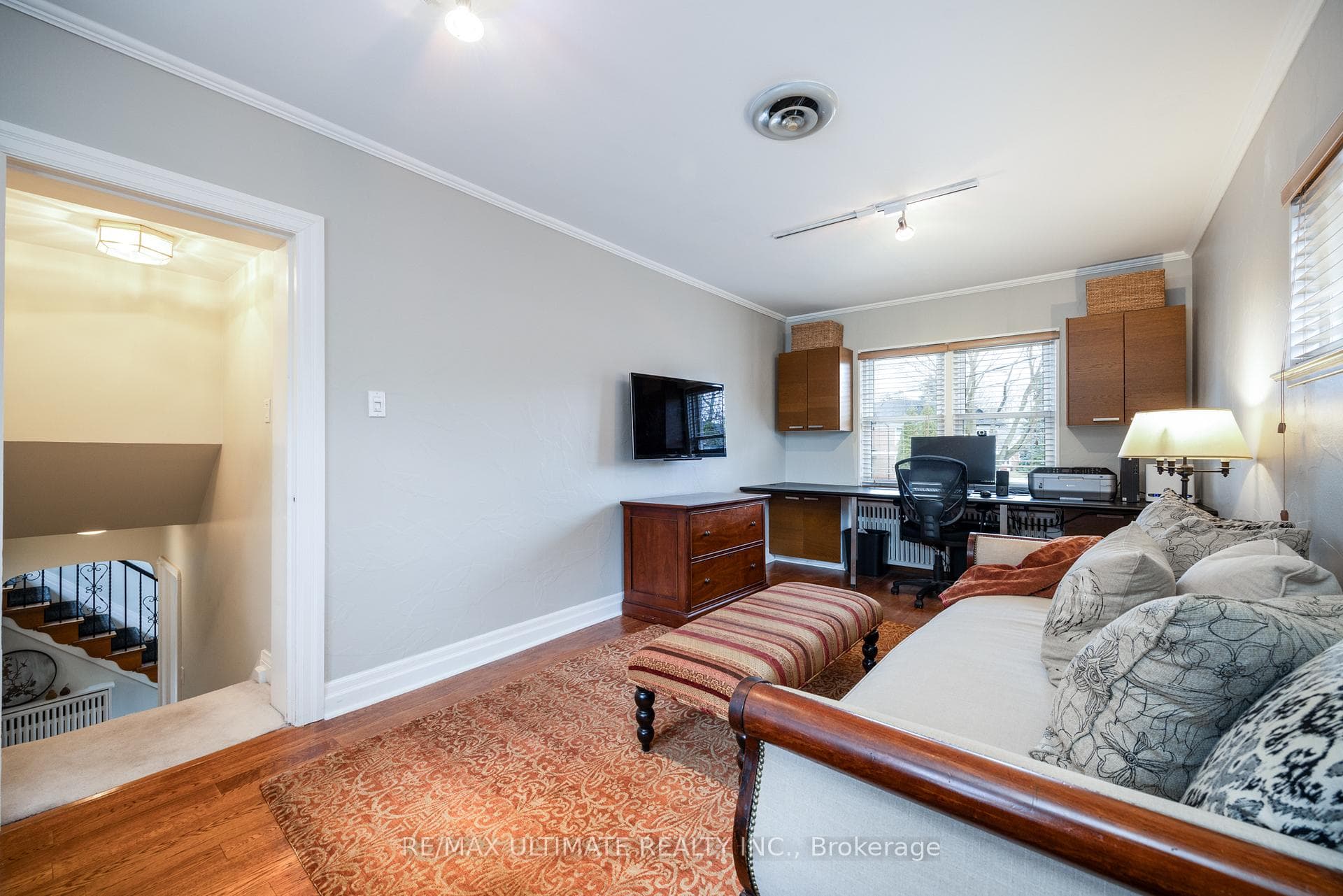 4th bedroom/family room/ office with built-ins
