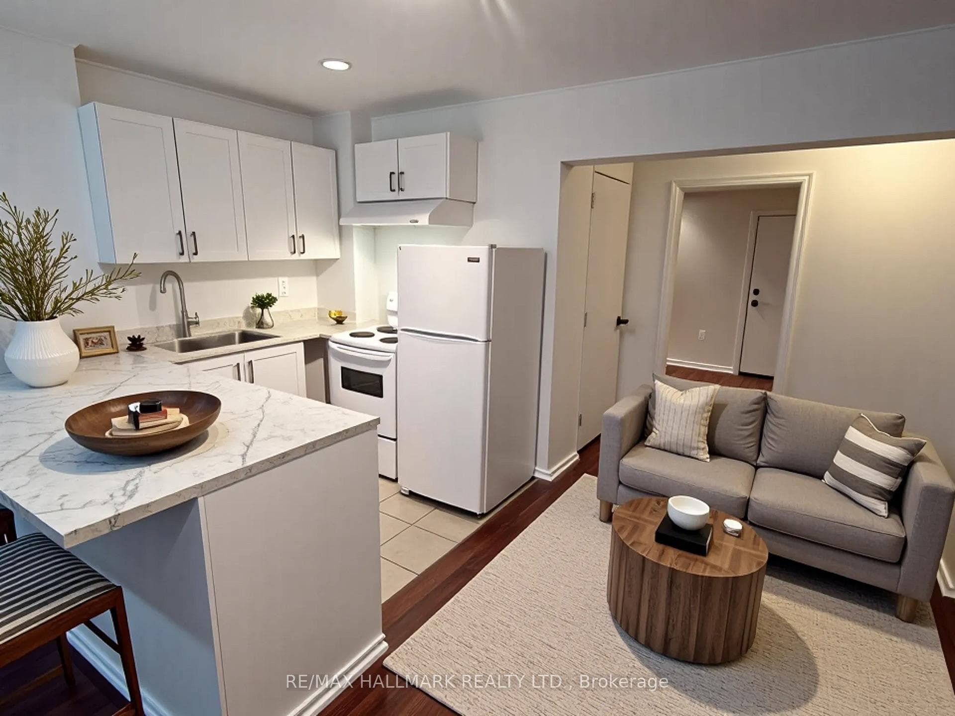 Kitchen/Sitting Area Virtually Staged