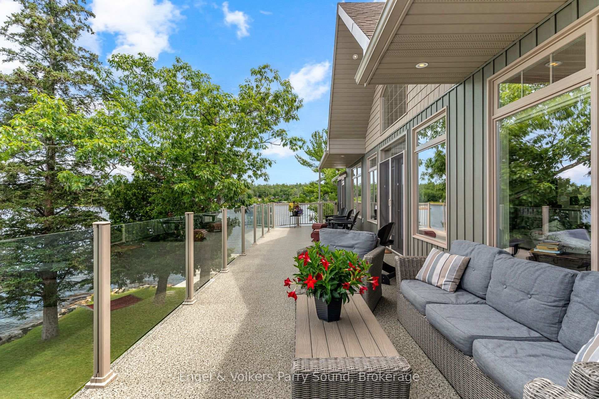 Waterside deck