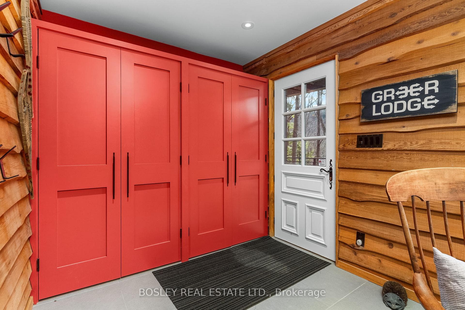 Main Floor Entrance with Custom Built-In Storage