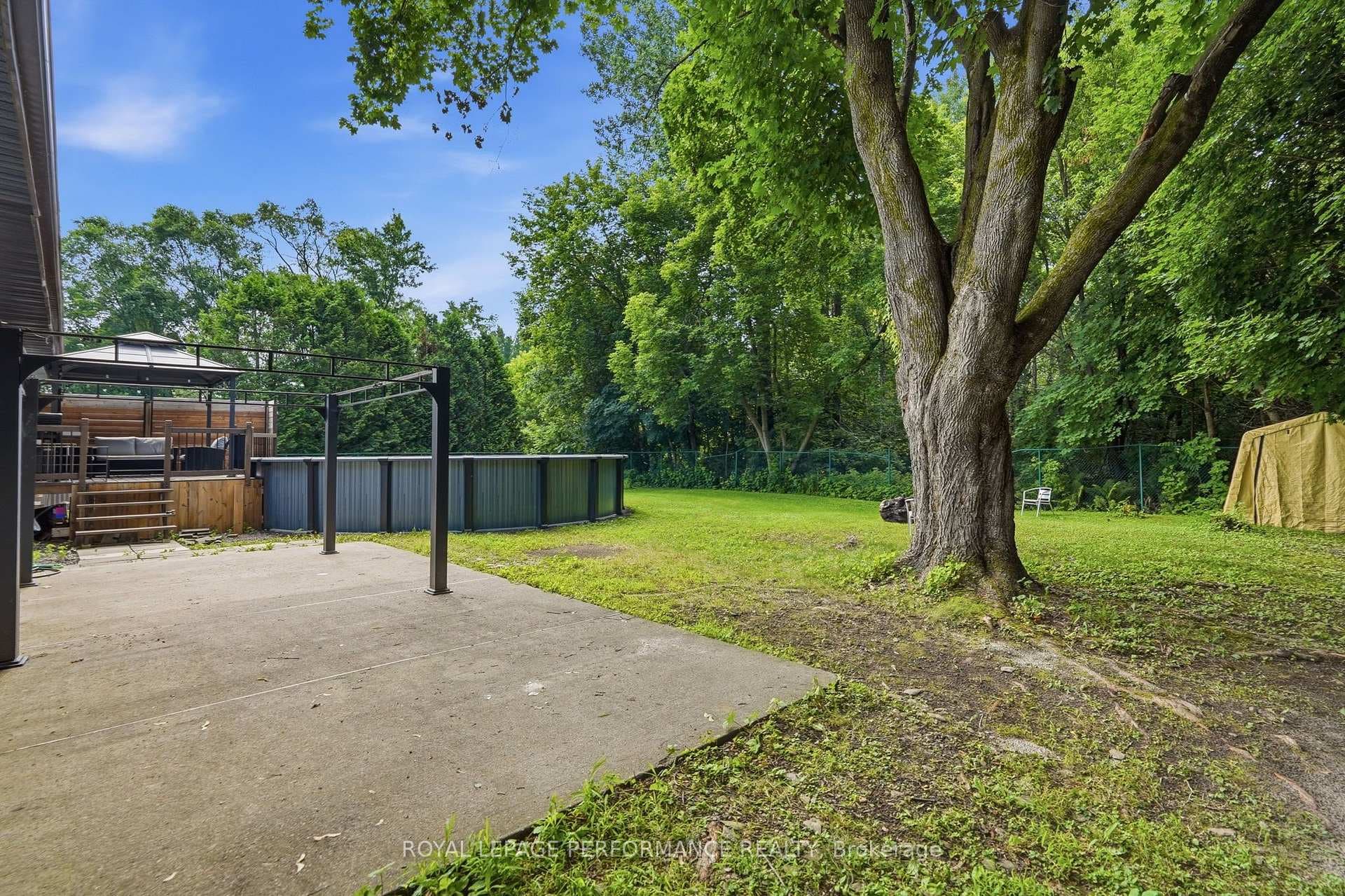 Cement slab for outdoor dining table