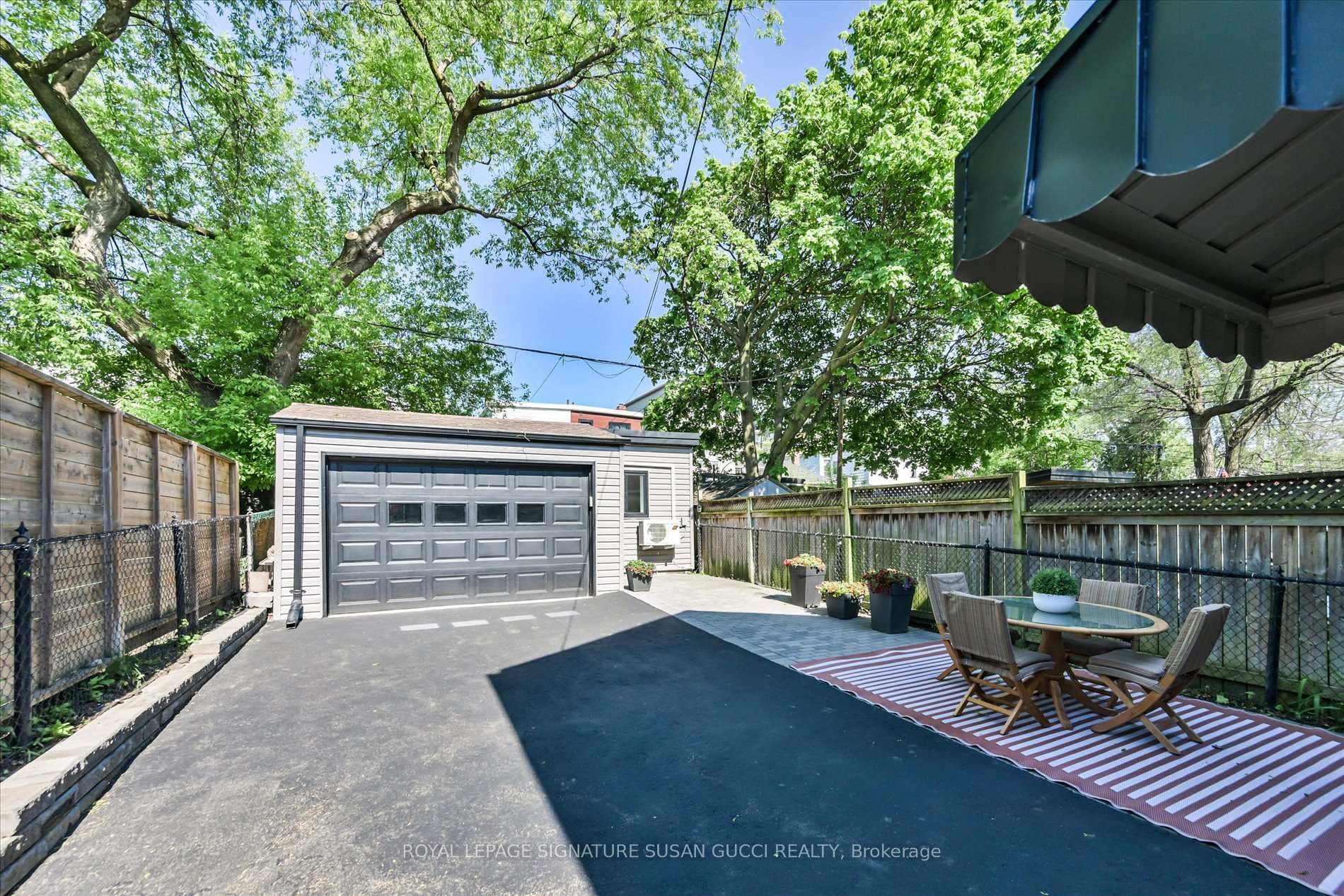 Beautiful tree lines views in private backyard