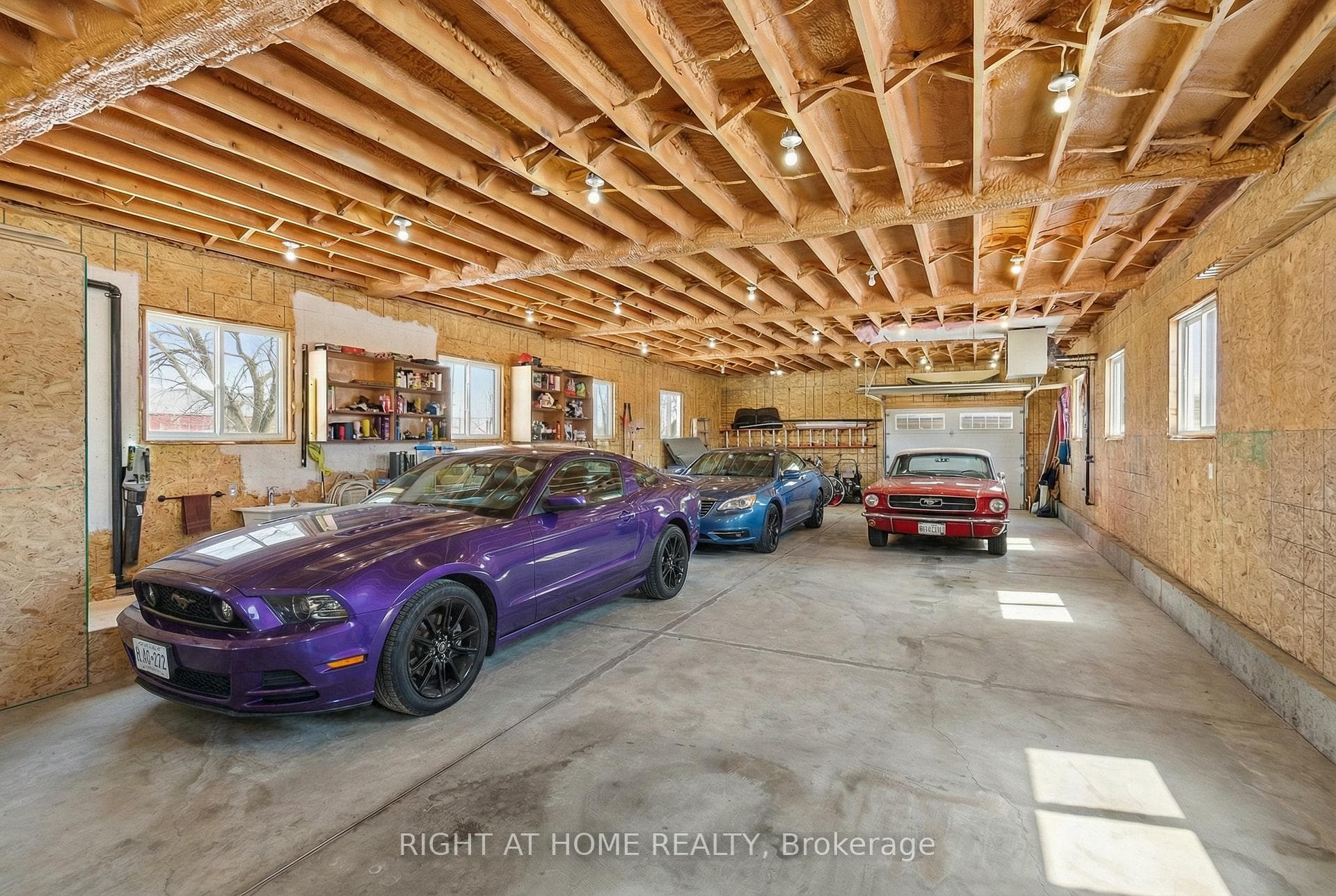 Lower Level Garage. Can fit 6 cars