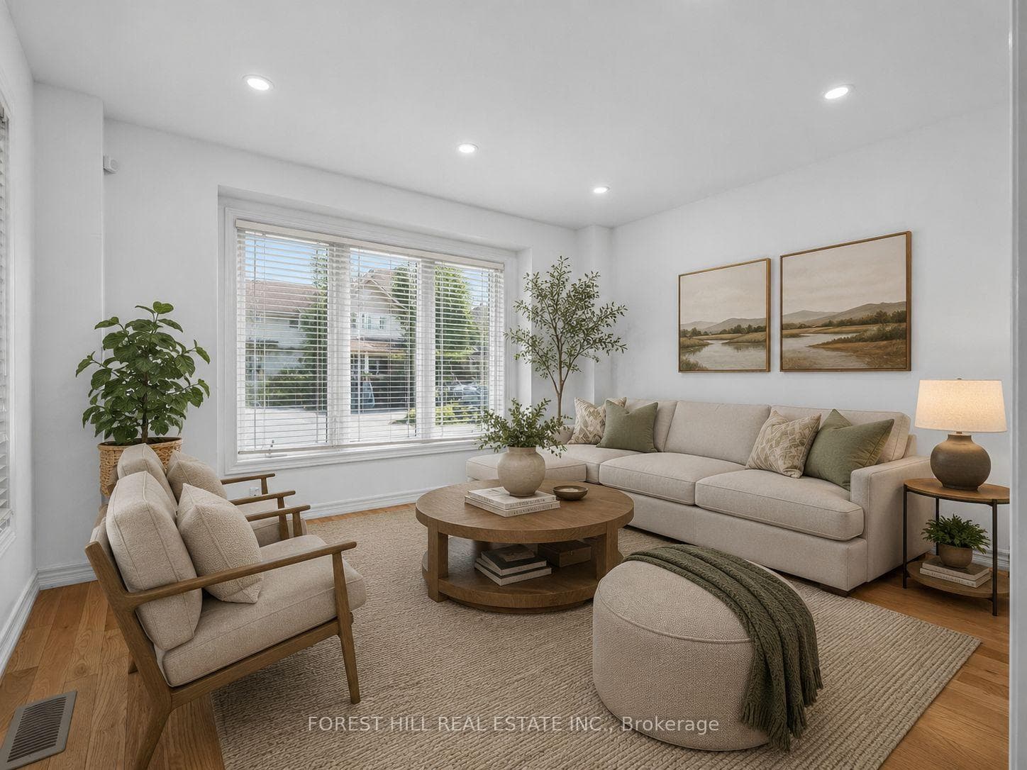 Living Room Virtually Staged