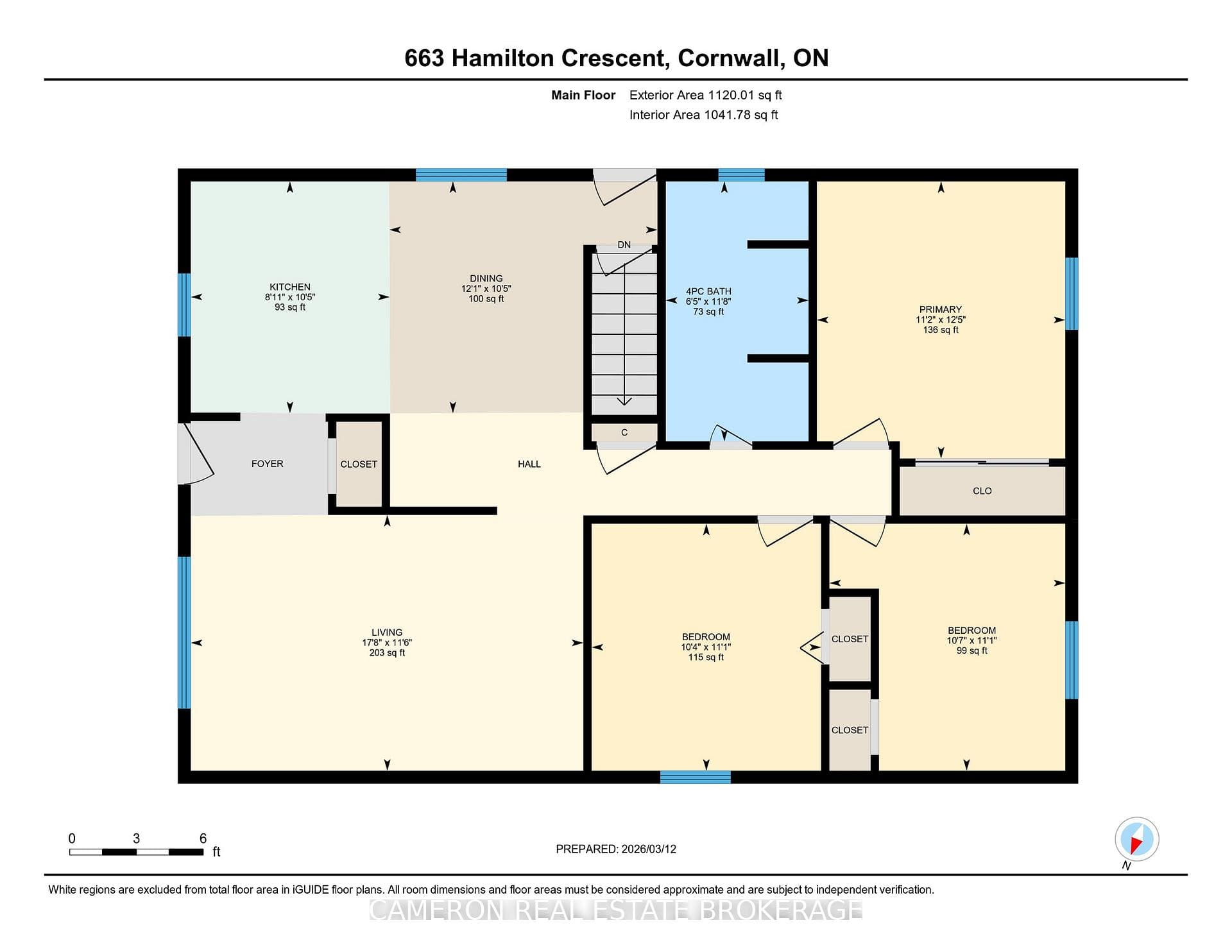 Main floor layout