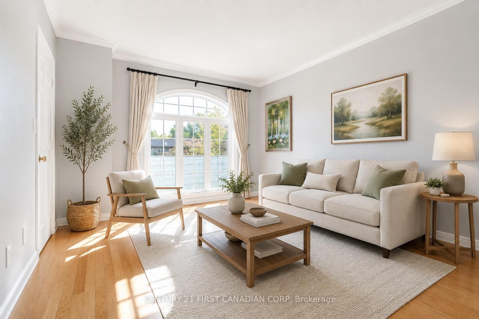 Living Room- Virtually Staged
