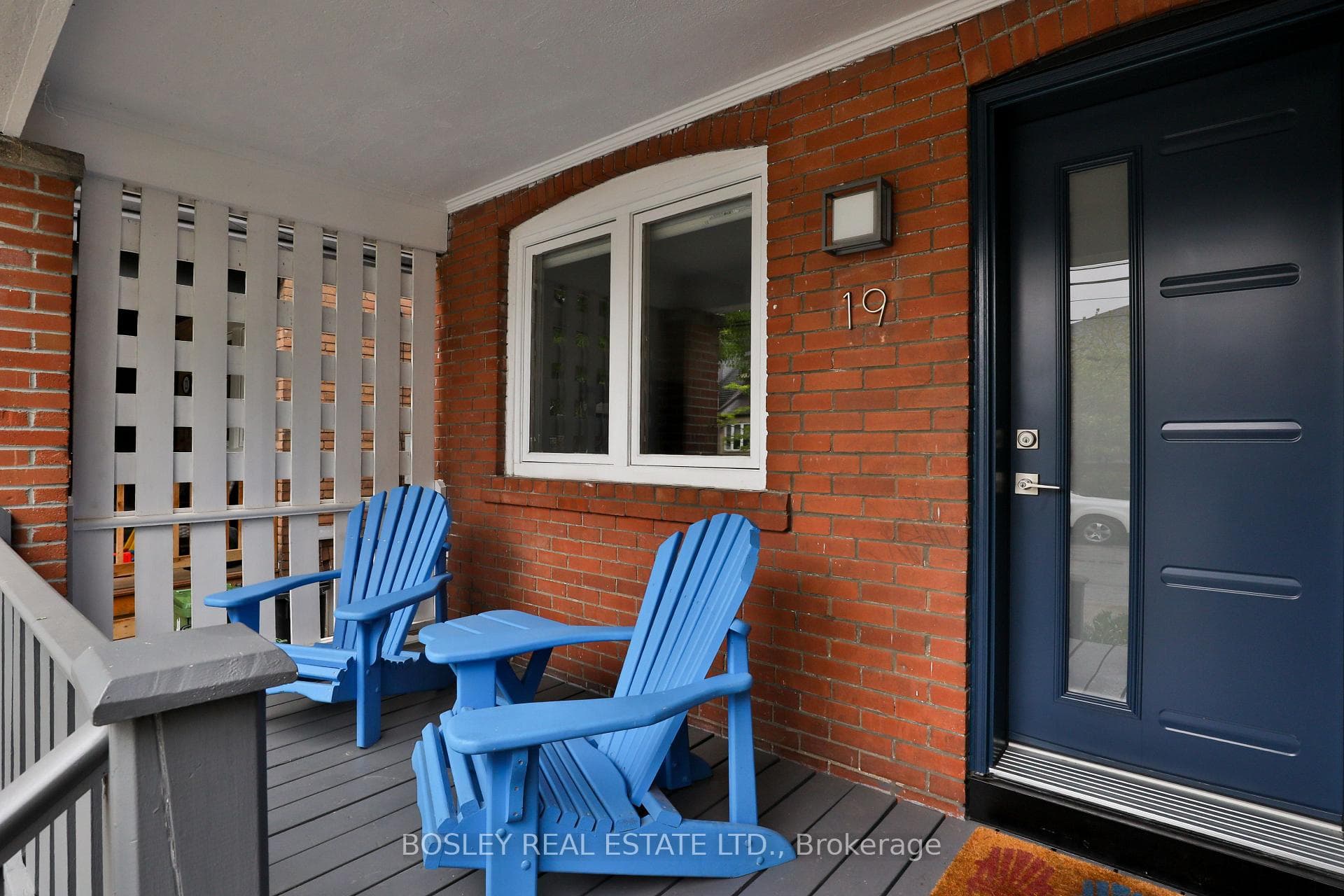 Wide front porch