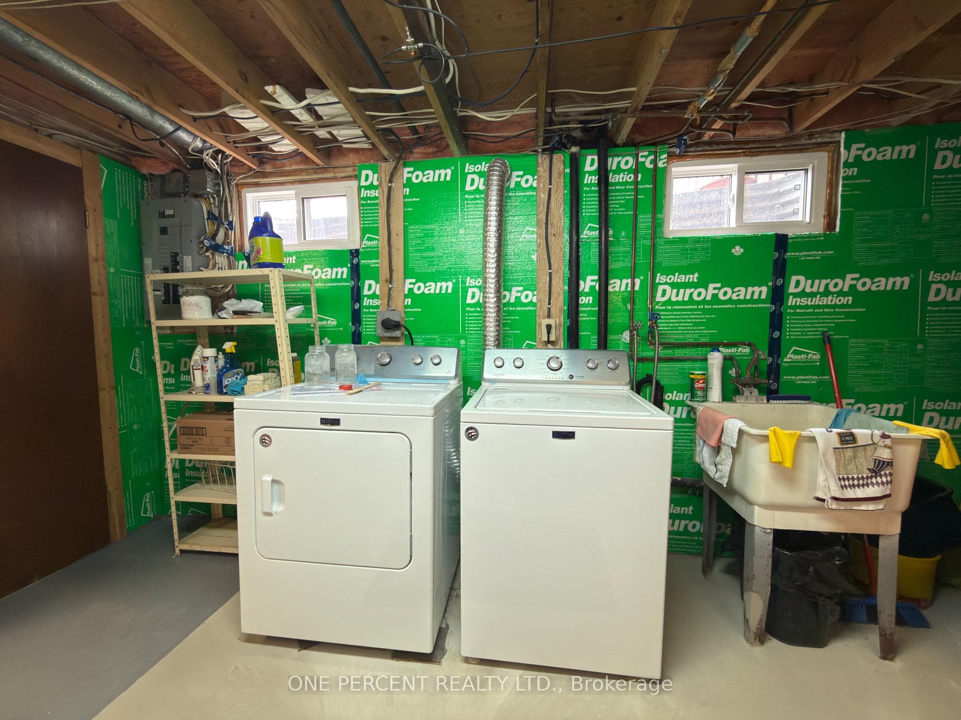 Laundry area