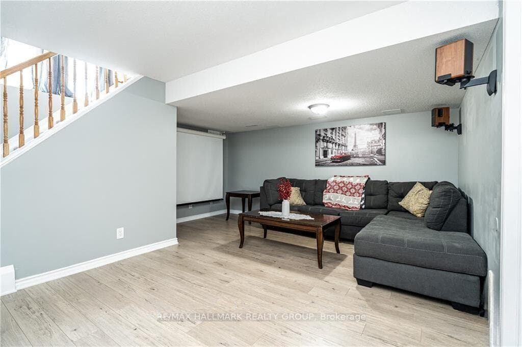 Basement rec room
