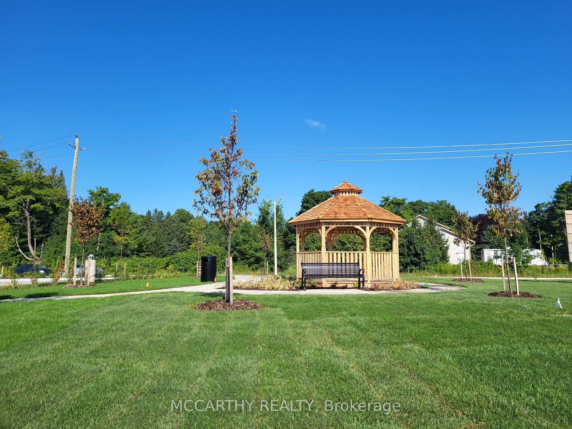 Front Gazebo and parkette