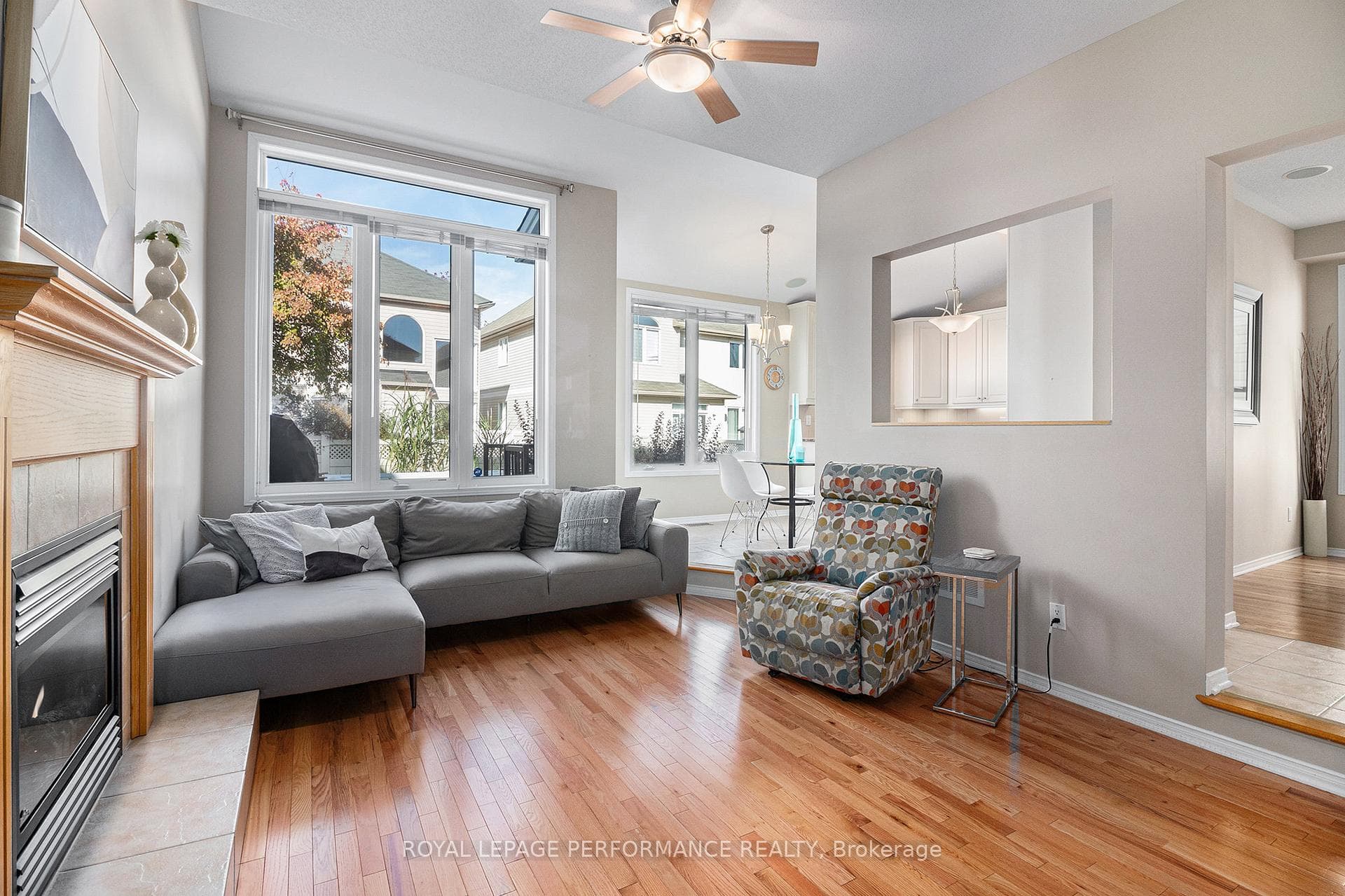 Bright family room