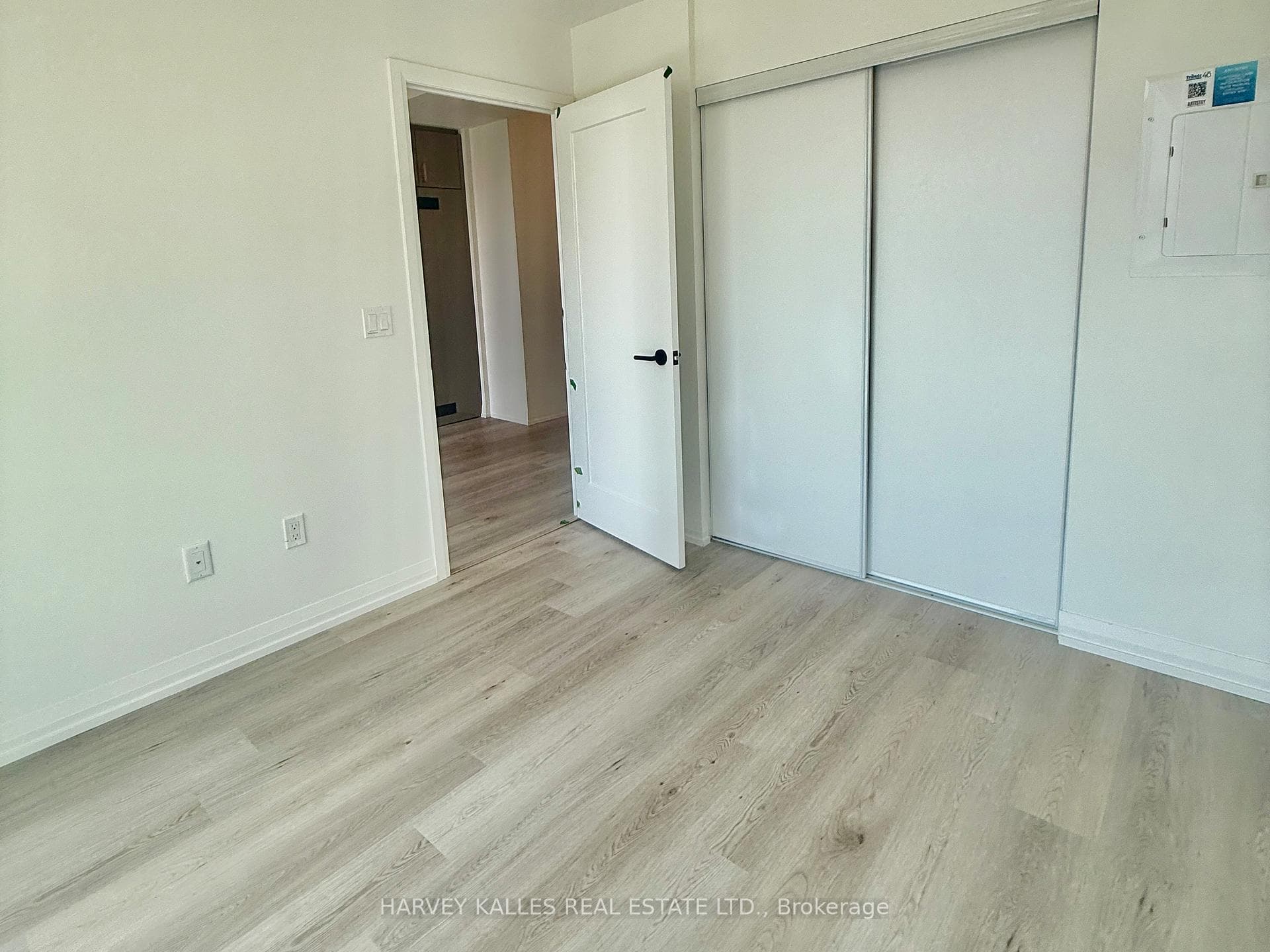 Bedroom closet with shelving