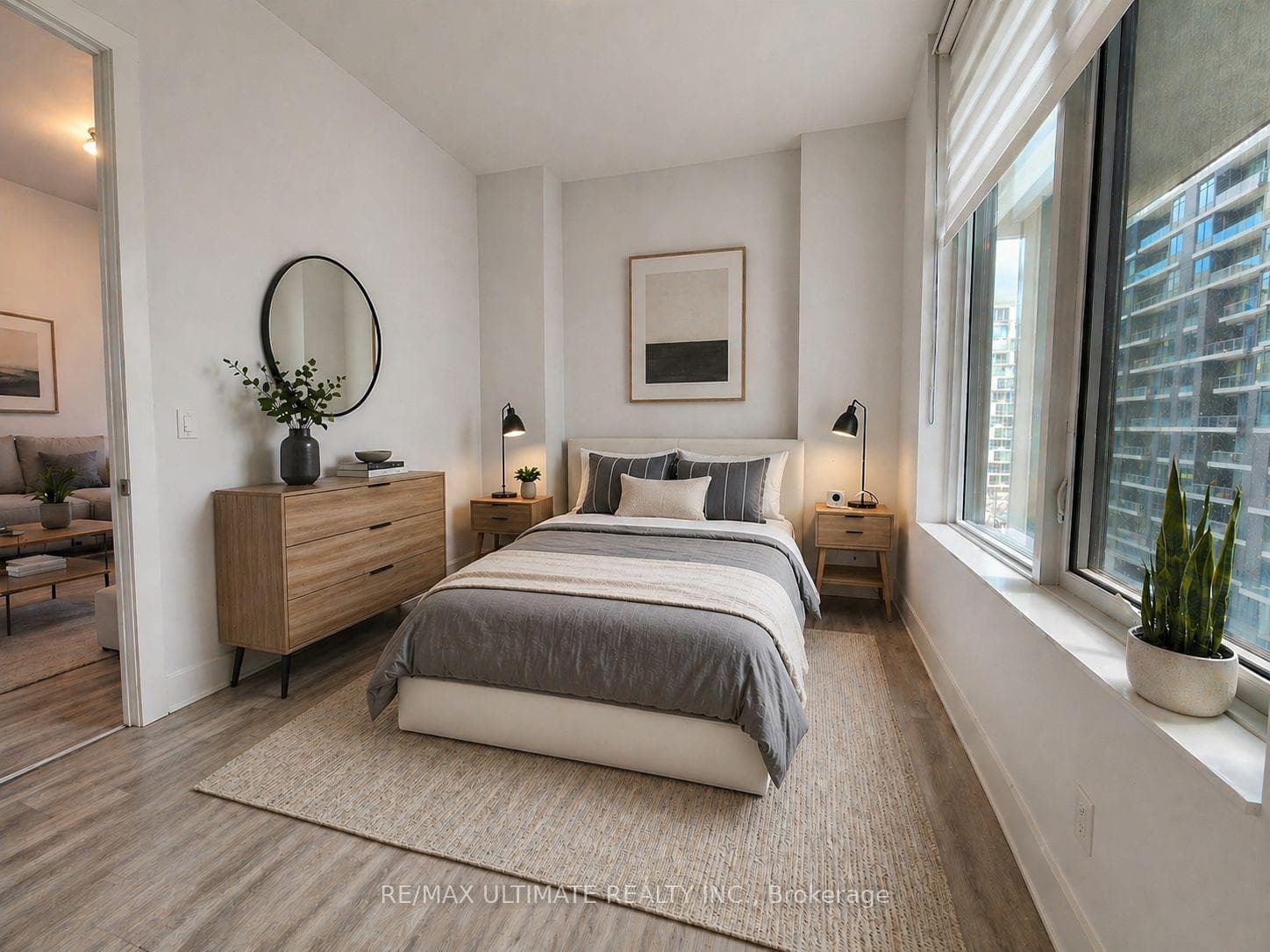 Primary Bedroom Virtually Staged