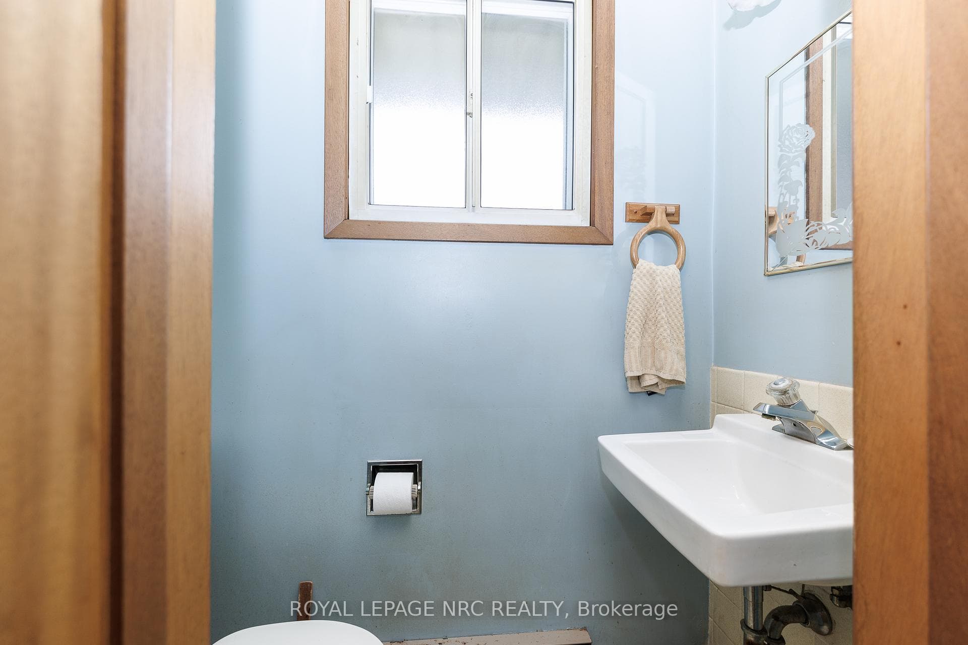 Two-piece bathroom