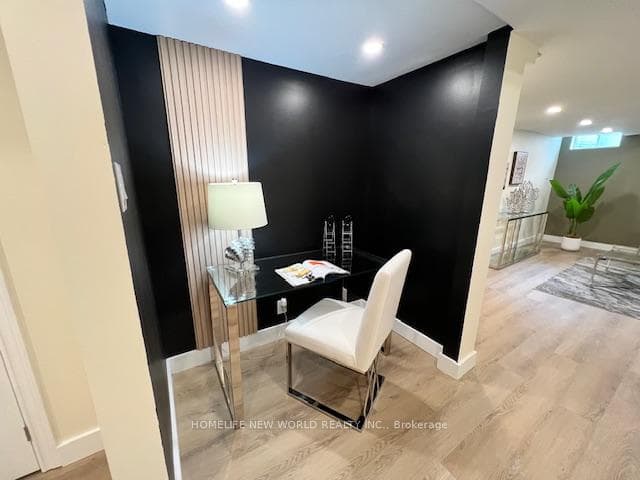Den with Featured Wall