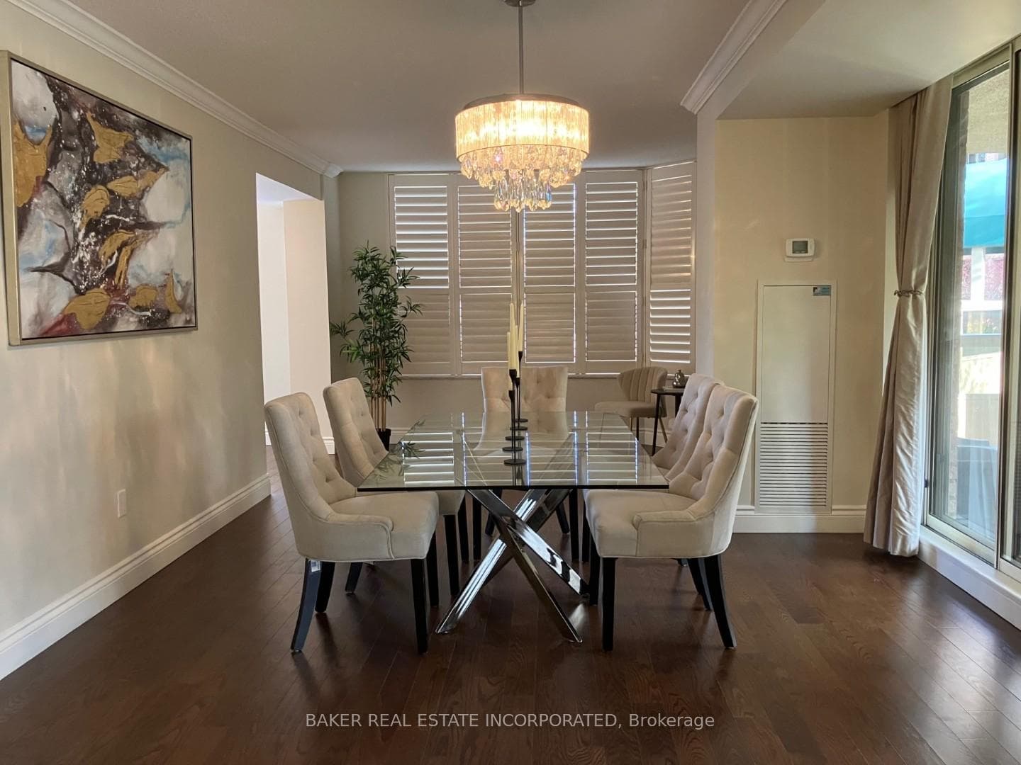 Unit 113 Dining - Staged