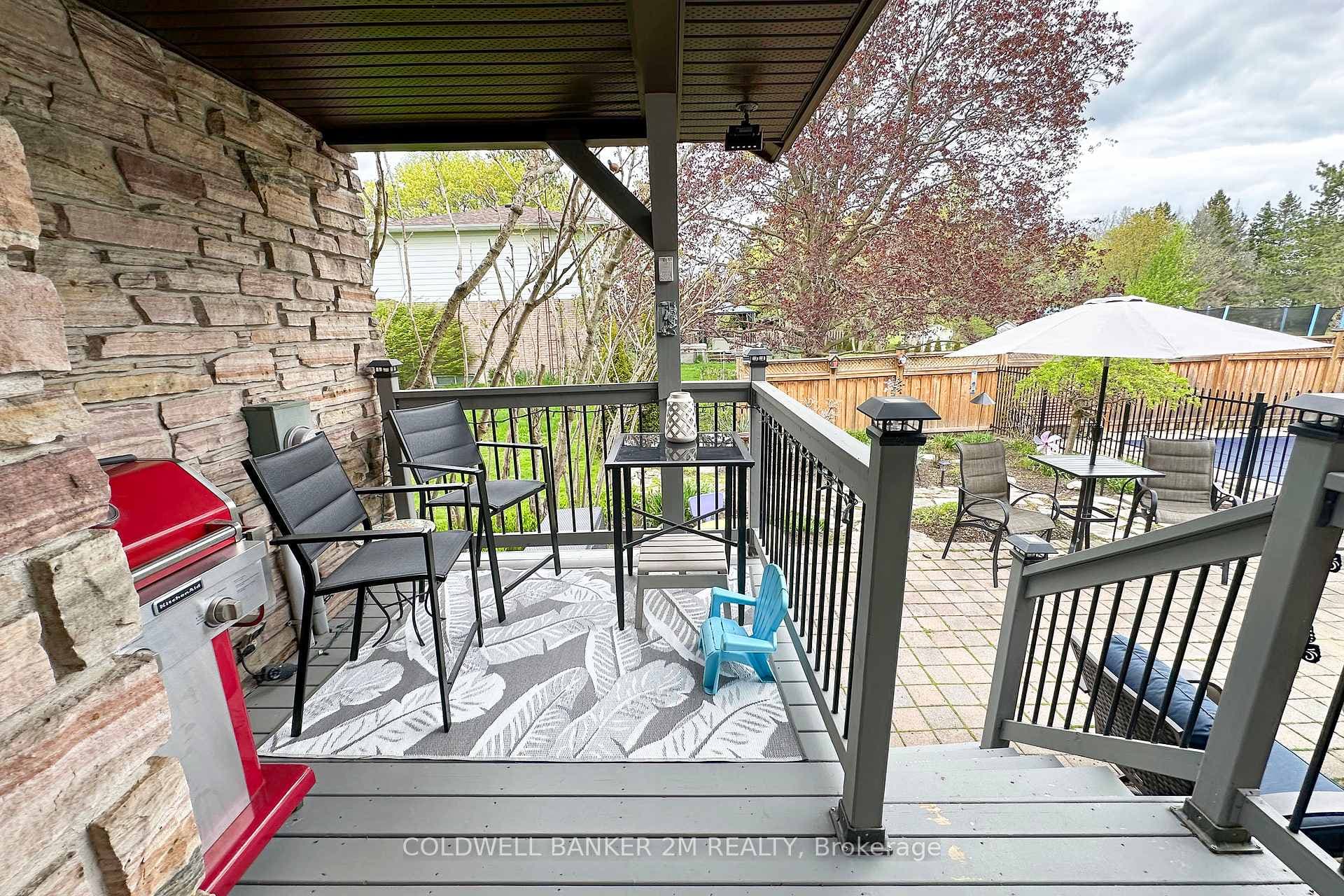 Deck & Sitting Area off the Dining Room Area