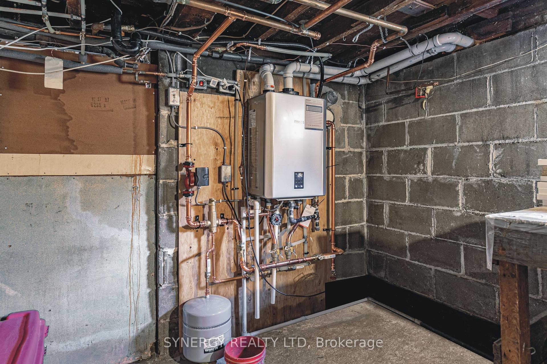 New Combination water heater/boiler system
