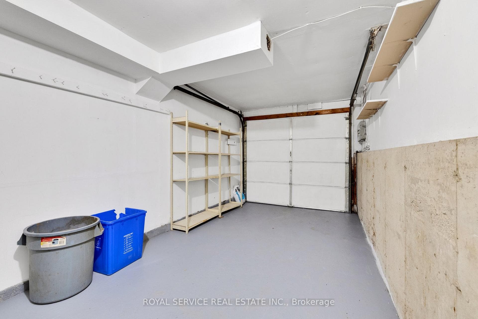Garage with Painted Floor