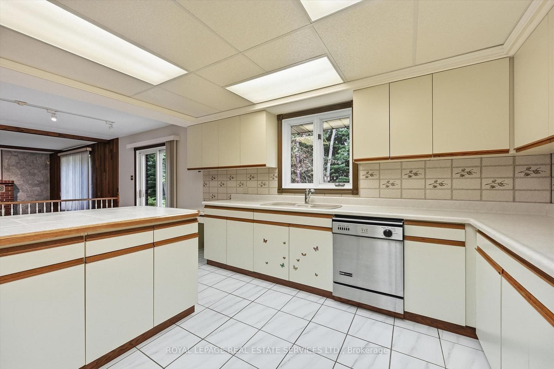 Spacious Eat-In Kitchen with Backyard Access