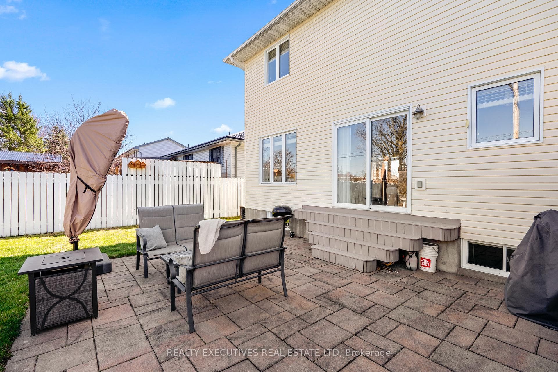 Private Backyard - Patio & Entrance into House