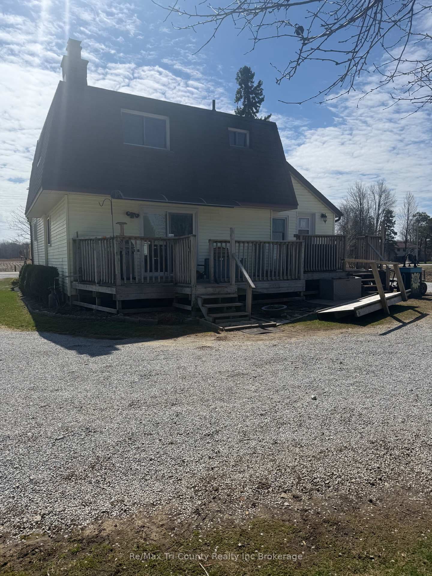 back deck with doors to family room