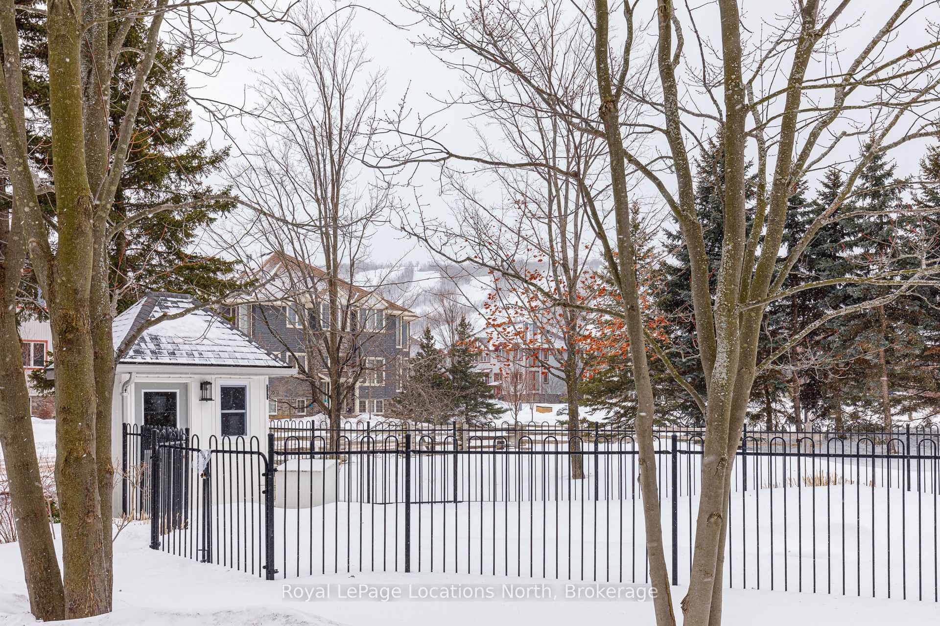Views of the ski hills from the backyard