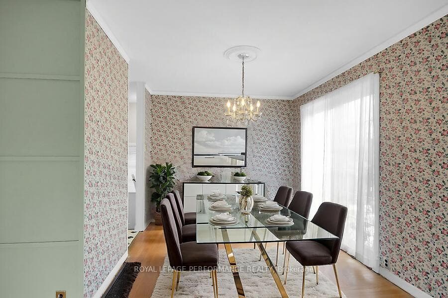 Virtually Staged Dining Room