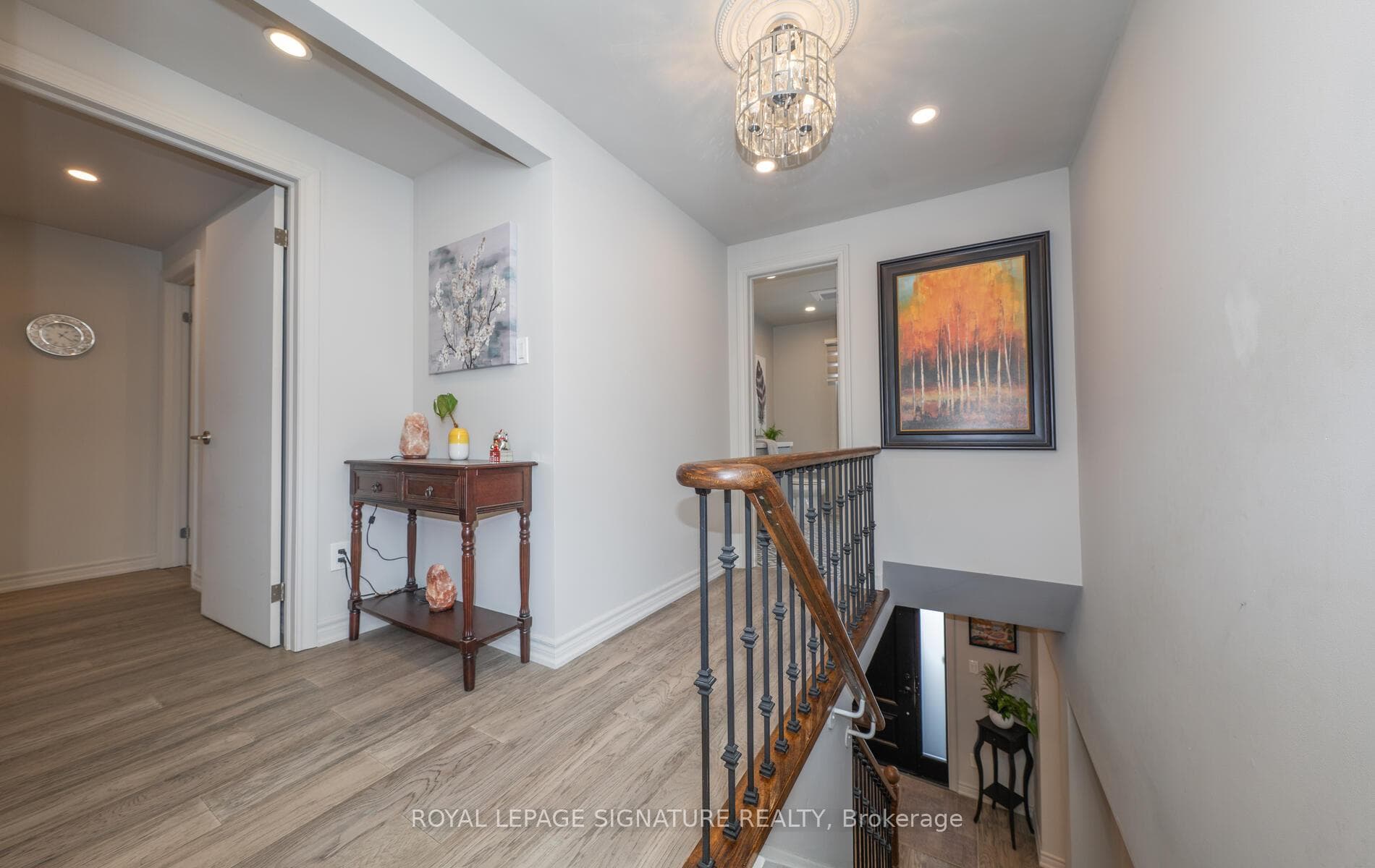 2nd Floor Landing! Hardwood Flooring!