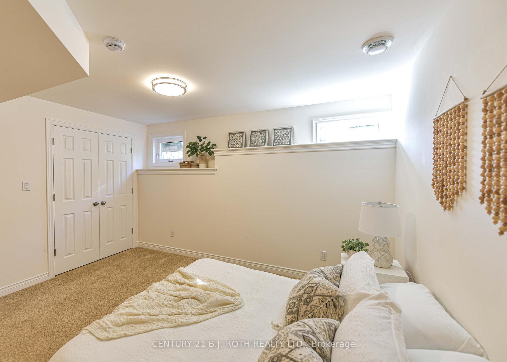Basement Bedroom with Large Closet