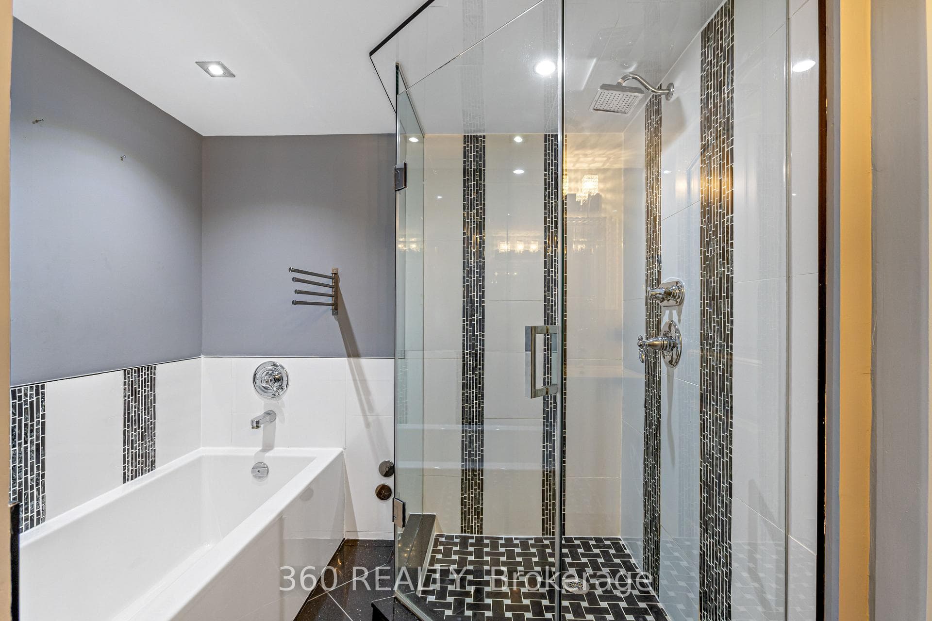 Spacious Shower in designer master ensuite.