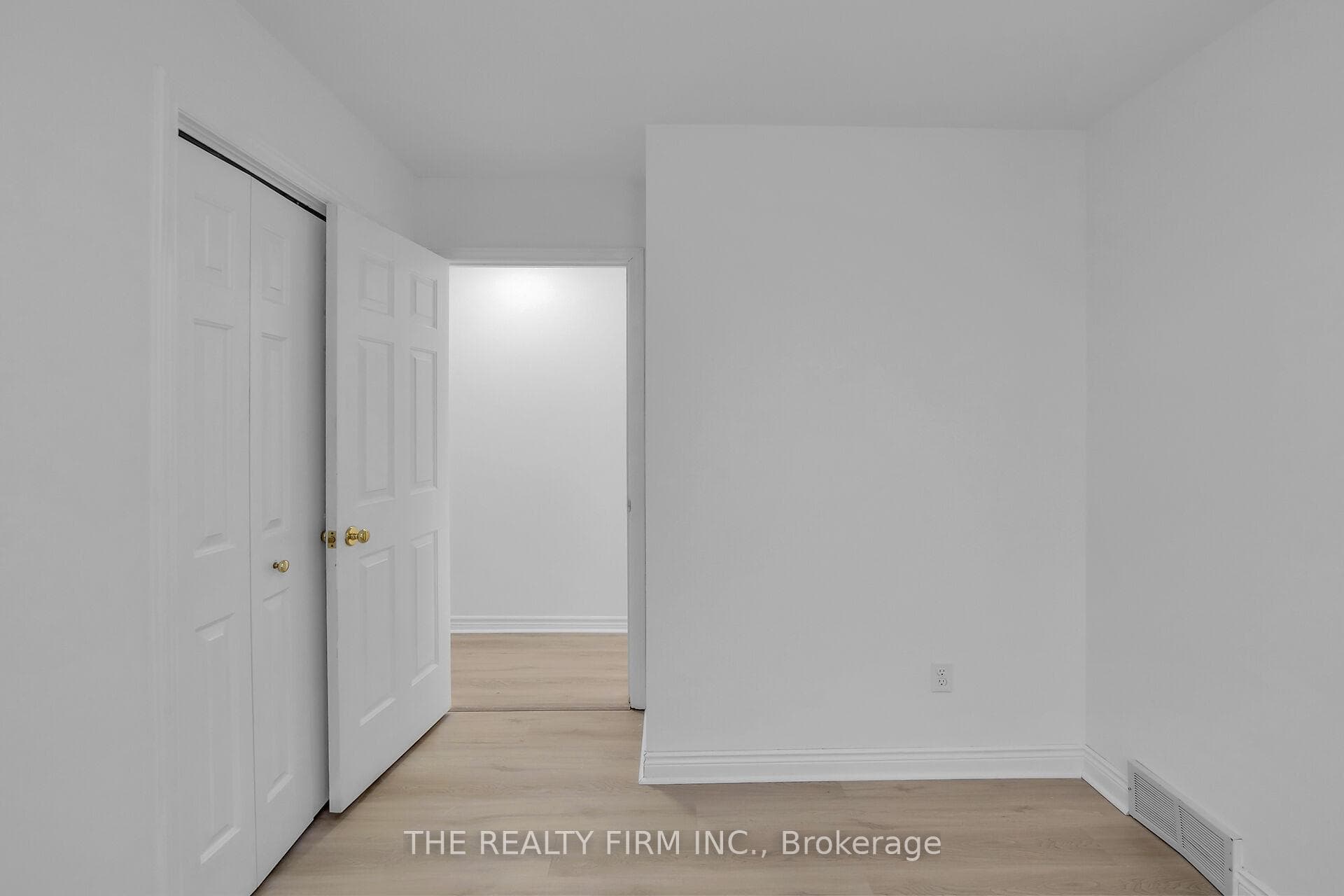 Main floor bedroom entry/closet