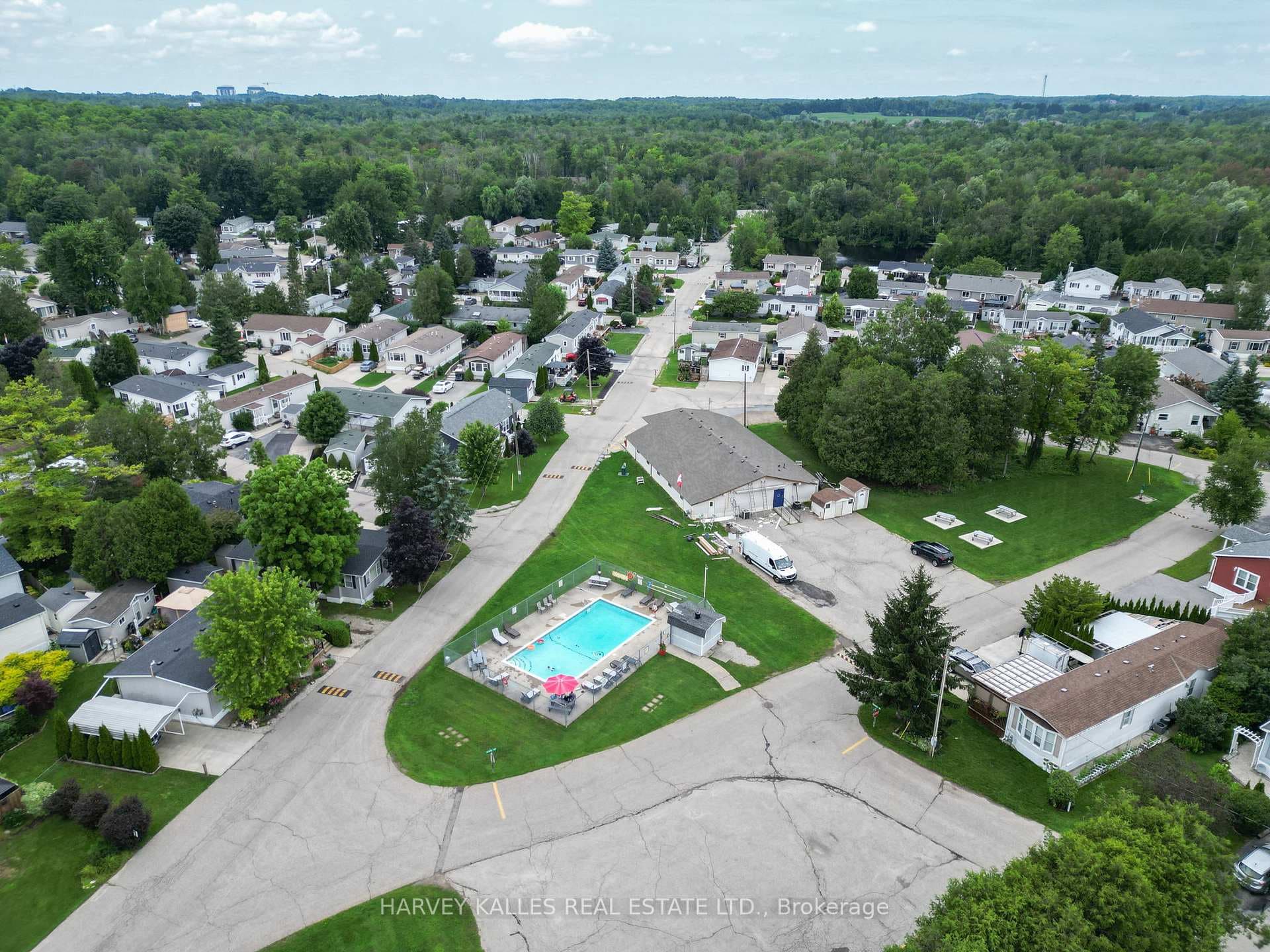 Community outdoor pool