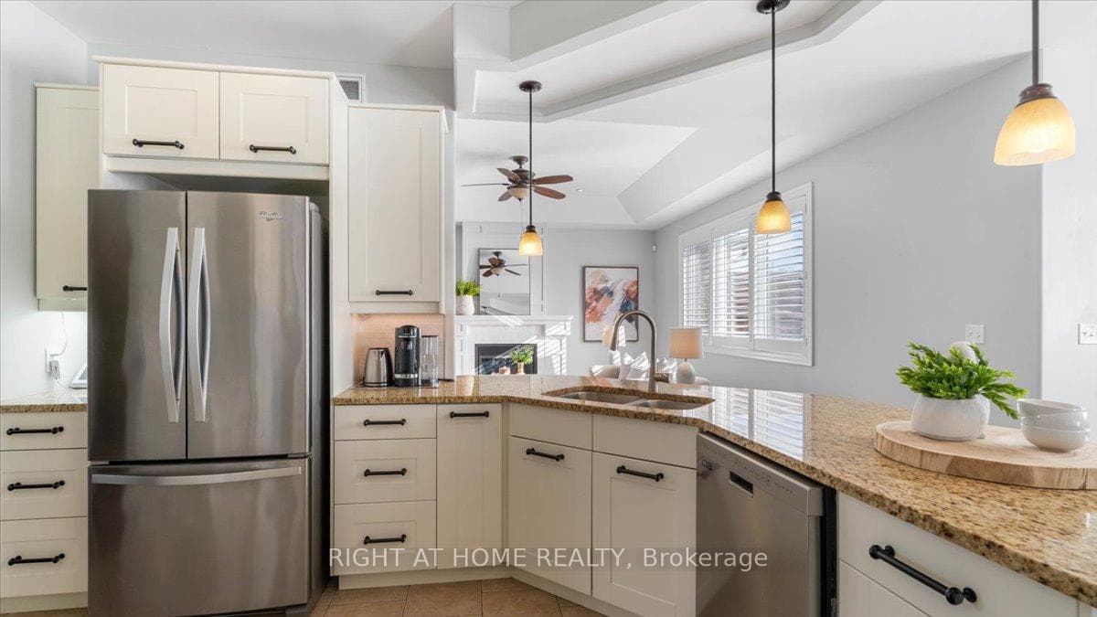 Kitchen Overlooking Living Room