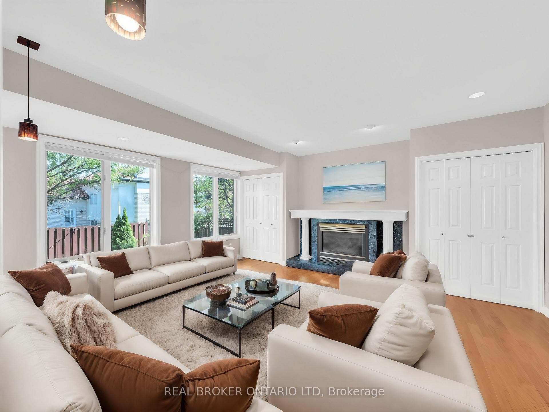 Family Room (Primary Bedroom) Virtually Staged