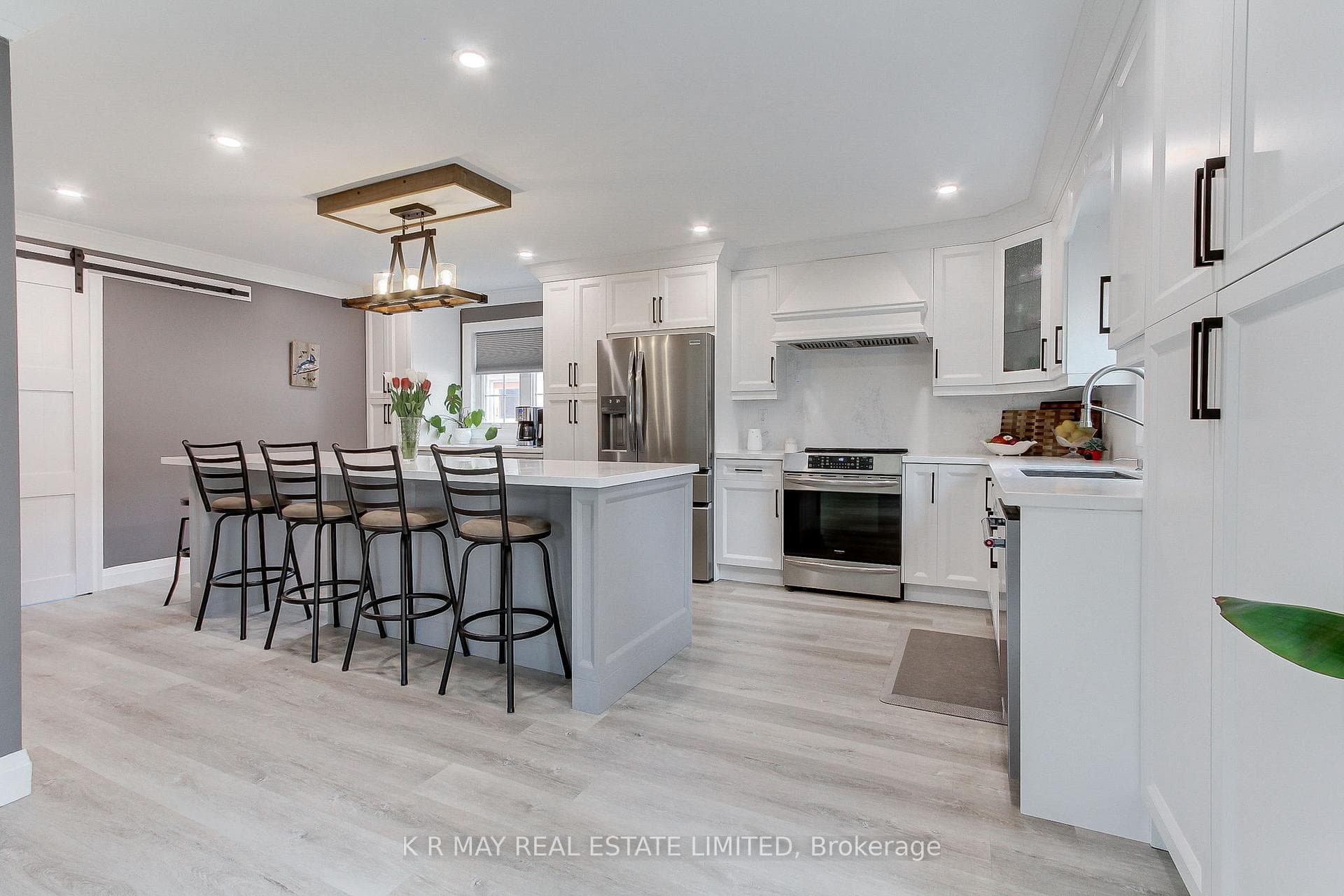 Stylish updated custom kitchen