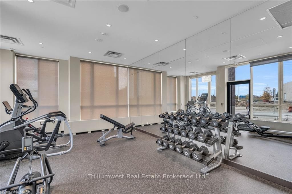 View of workout area