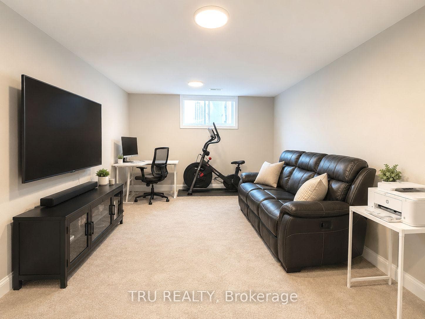 Basement Family Room.